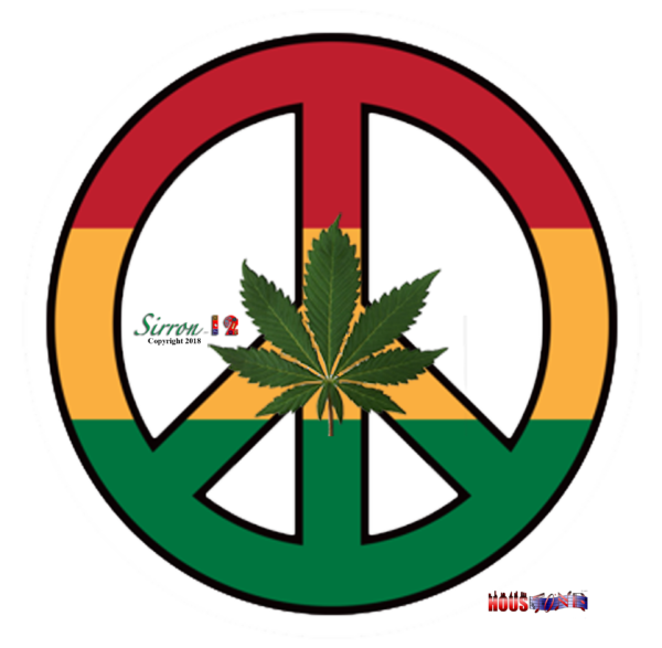 Peace Raggae Cannabis Love